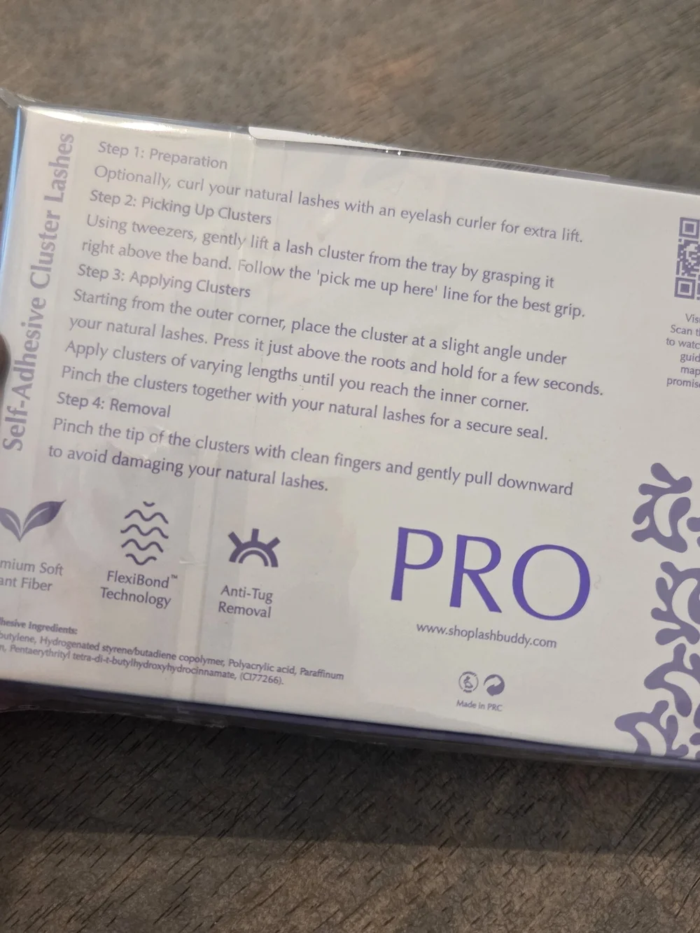 Lash Buddy PRO Hot Mess Volume Self-Adhesive Cluster Lashes - New In Package
